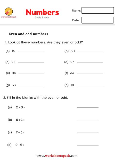 Arithmetic with Even and Odd Numbers (Key Stage 2).